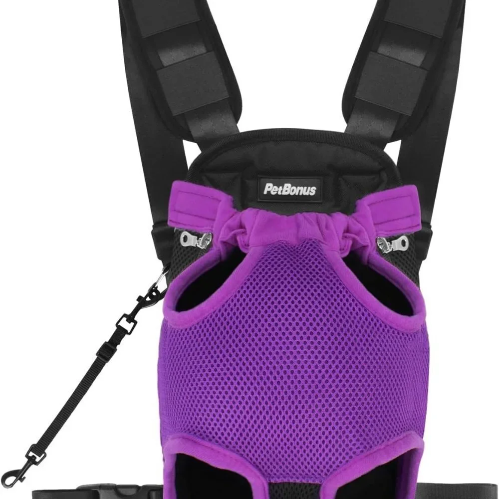 Purple Dog Carrier Backpack